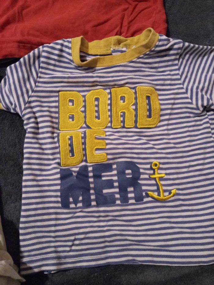 Lot de 6 t-shirts + 2 bobs 24 mois - photo numéro 5