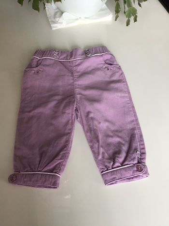 Pantalon mauve en velours
