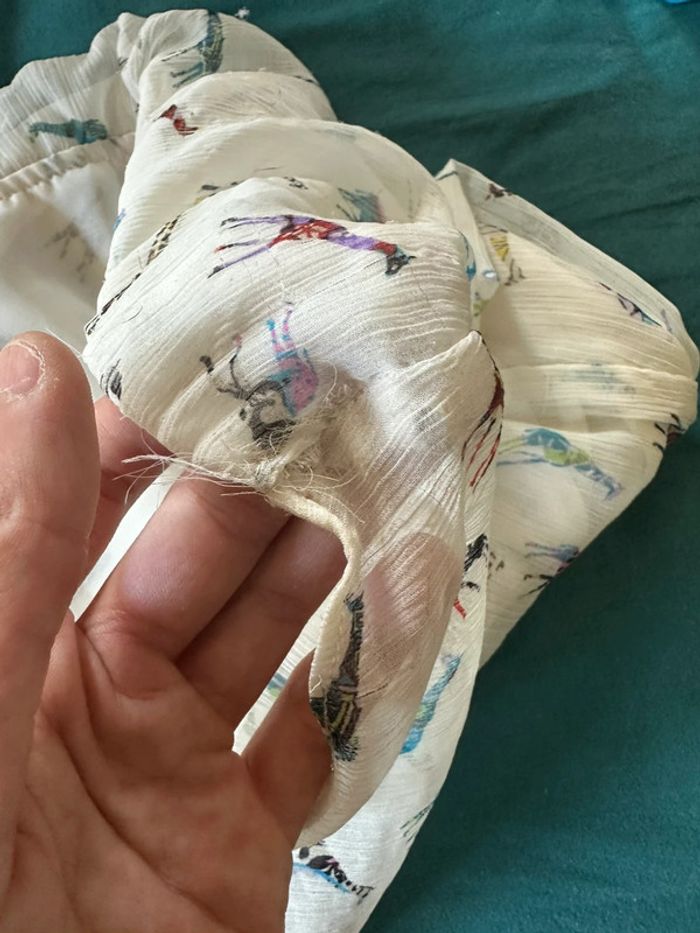👚 Petit haut cache-cœur ZARA – taille S 🦒 - photo numéro 10