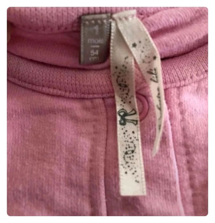 Gilet rose orchestra avec un lapin taille 1 mois - photo numéro 9