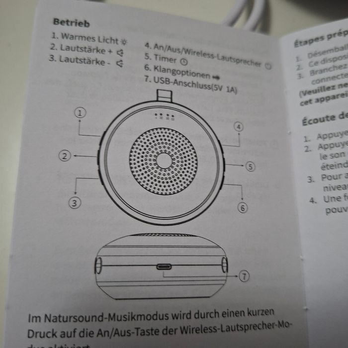 Machine veilleuse a Bruit Blanc Bebe - photo numéro 5