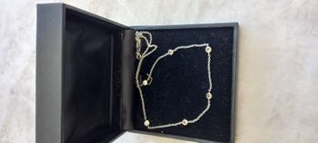 Collier fin argent et zirco