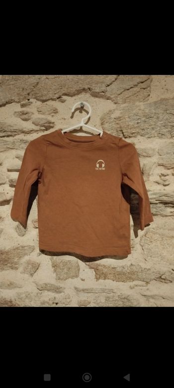 T-shirts manches longues, taille 6 mois, collection 2025