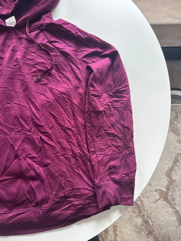 Sweat à capuche bordeaux Athletic Works – Taille XL (16-18) femme - photo numéro 3