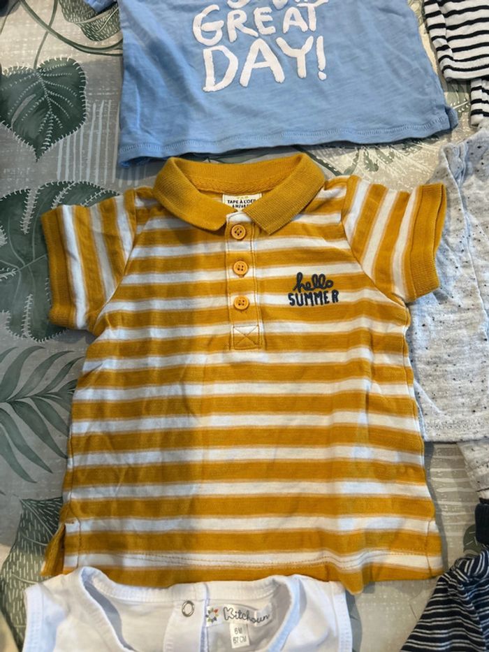 Lot t shirt 6 mois - photo numéro 9