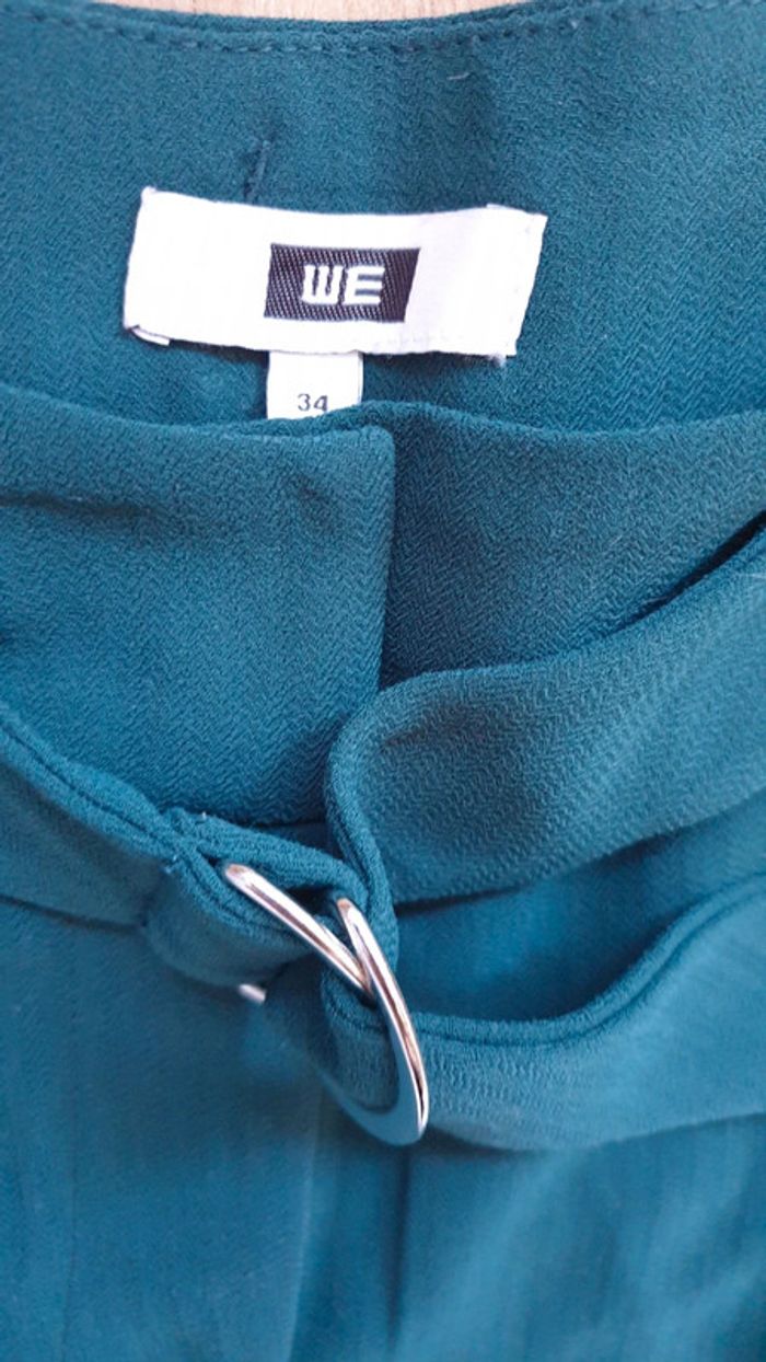 Short femme vert émeraude, taille 34, We Fashion - photo numéro 2