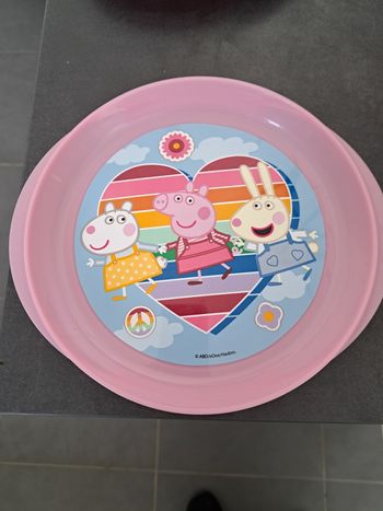 Assiette peppa pig