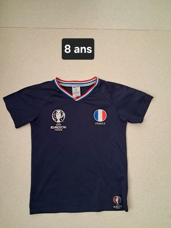 Tee-shirt MC uefa euro 2016 8 ans