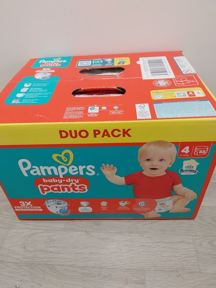 Carton pampers pants taille 4 - photo numéro 3