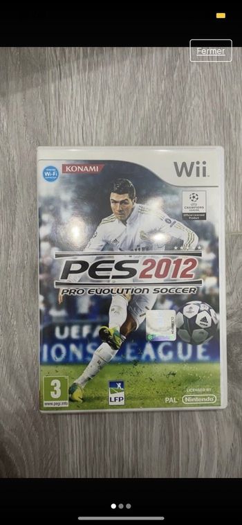 Jeu Wii PES 2012
