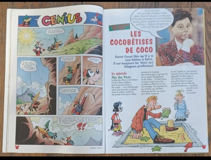 Ancien journal de mickey avec cadeaux portable gag + livret VTT Oasis N°2346 de 1997 vintage - photo numéro 7