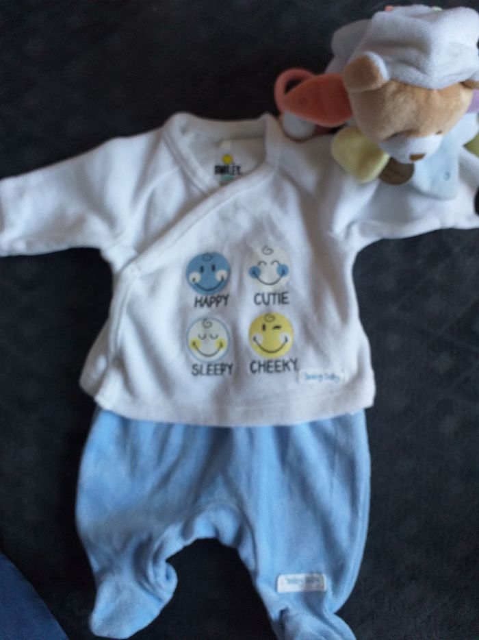 Pyjama 1 mois Smiley baby mixte