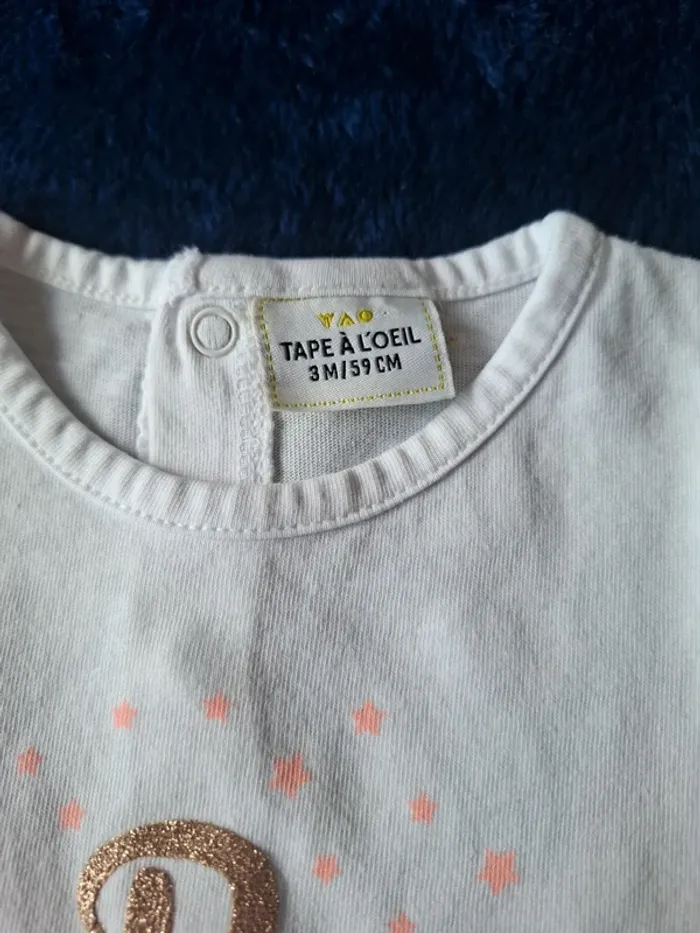 T-shirt mc "B comme bisous" - photo numéro 4