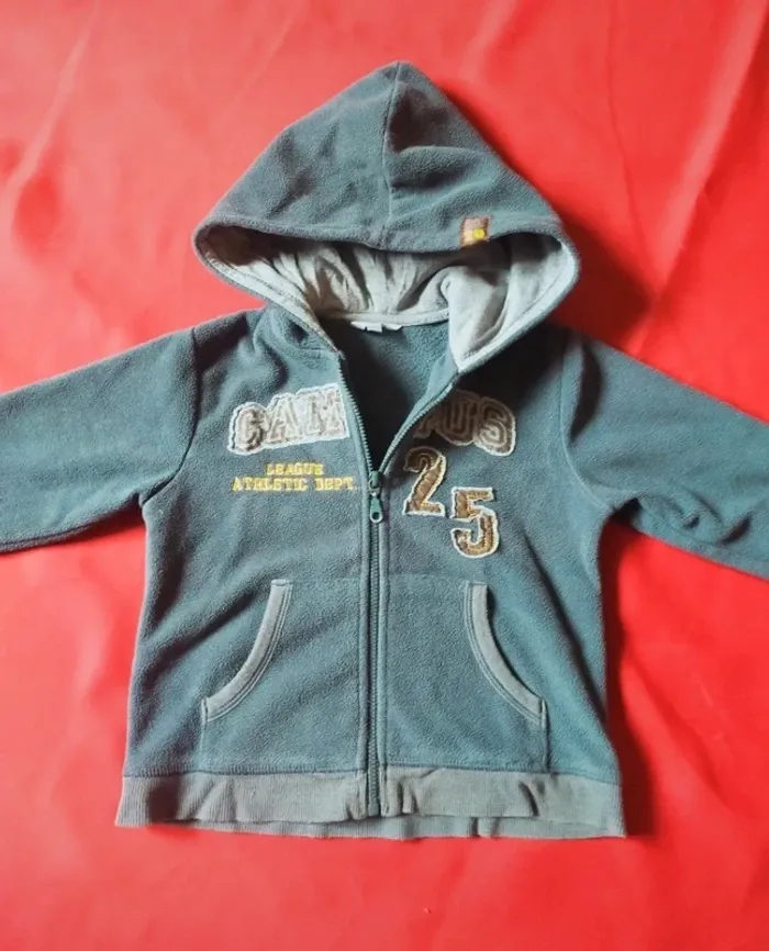 Veste polaire Gilet à capuche avec zip