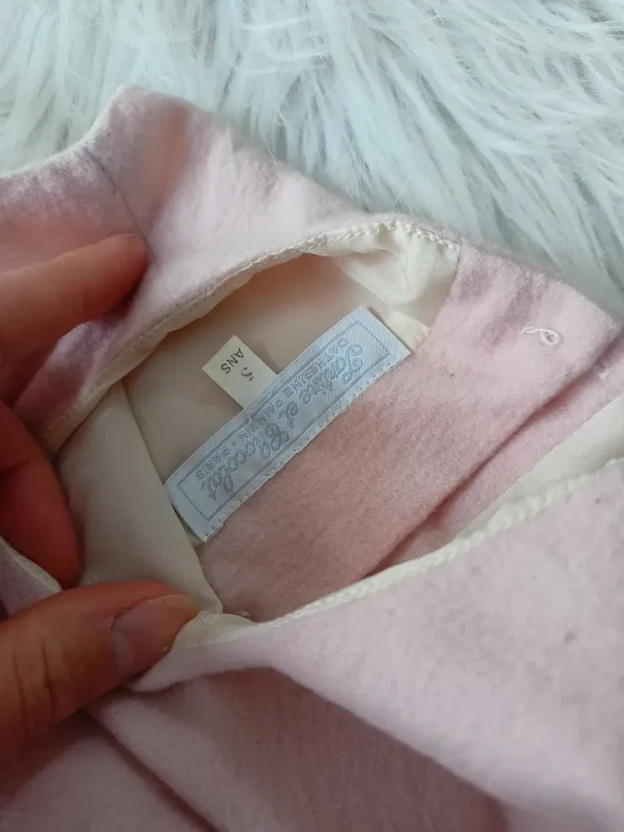 Robe rose pâle Tartine et chocolat 5ans - photo numéro 4
