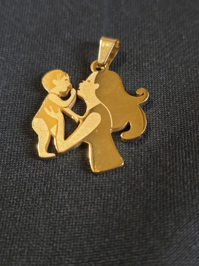 Pendentif enfant maman - photo numéro 5
