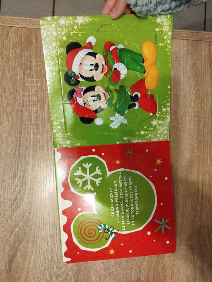 Mon petit livre puzzle Mickey et ses amis Disney - photo numéro 3