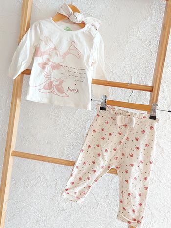 Ensemble 3 pièces minnie 9 mois neuf 🏷