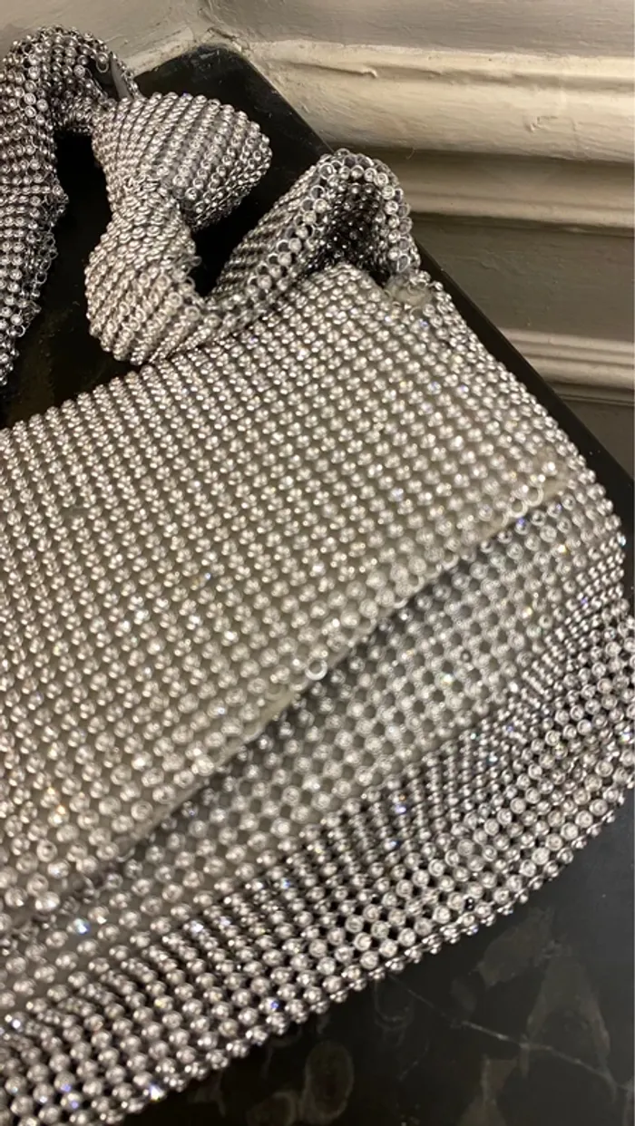 Sac strass argenté Bershka - photo numéro 2