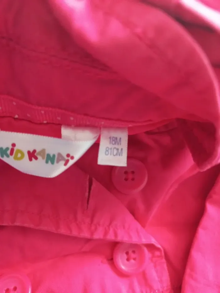 Veste parkas fille rose kiabi - photo numéro 2