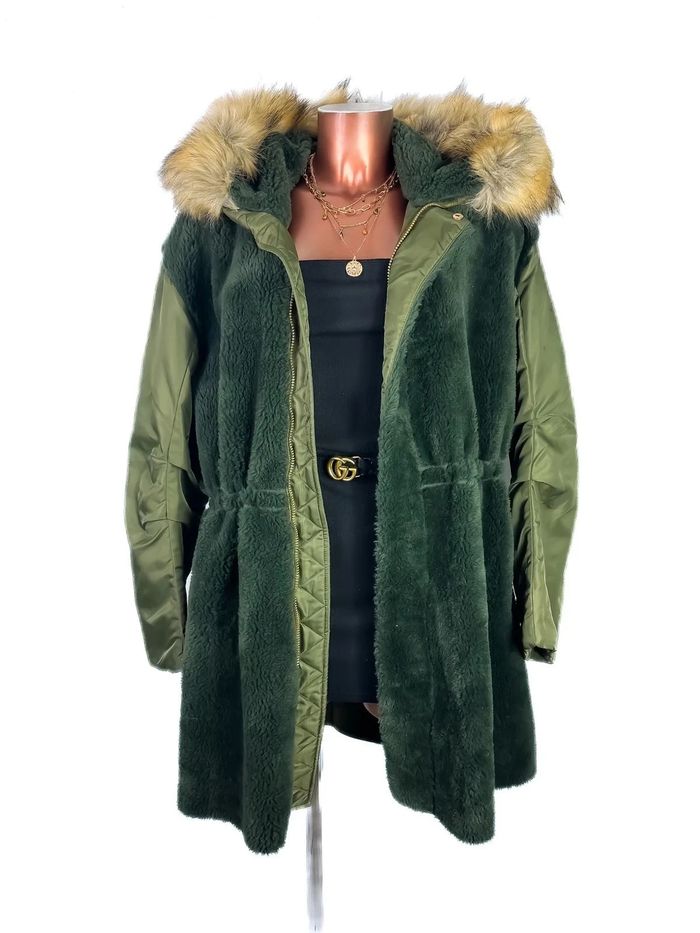 Magnifique parka fausse fourrure - photo numéro 2