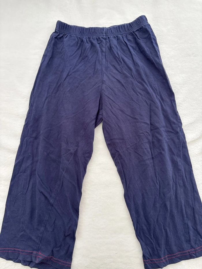 Bas de pyjama bleu marine 6 ans