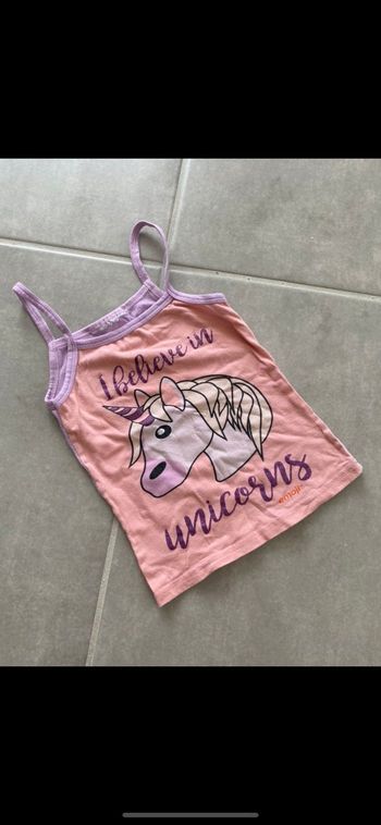Débardeur licorne 12 mois