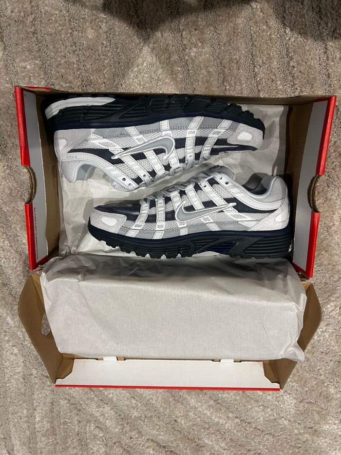 Nike P-6000 en cuir - Gris clair et anthracite - Taille 38 - photo numéro 7