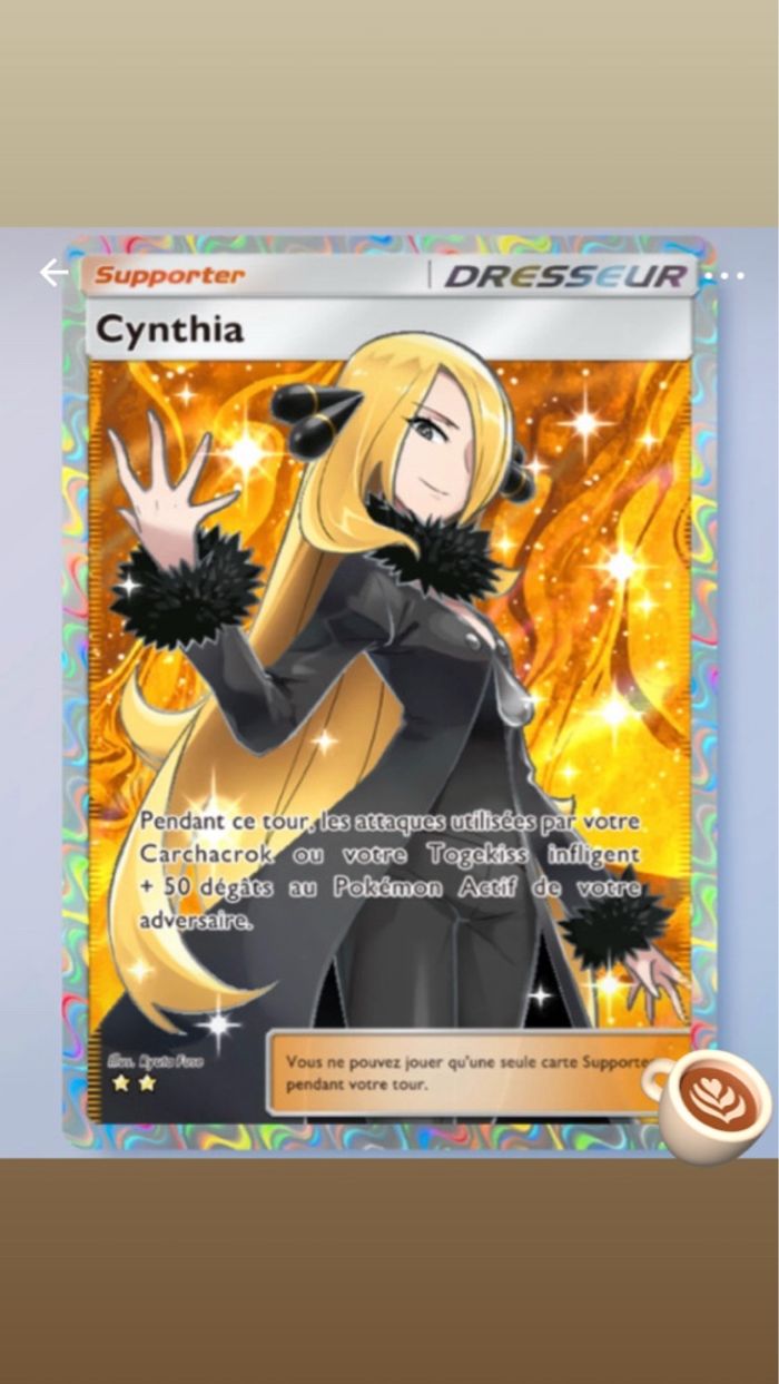 Cynthia Pokémon tcg pocket