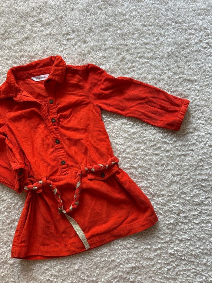 Robe rouge- orangé - photo numéro 2