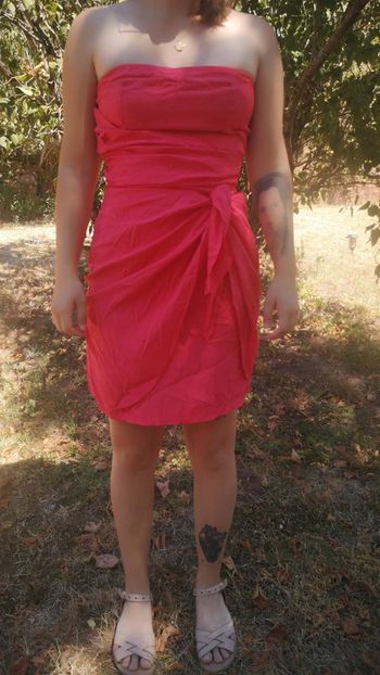 Robe bustier corail NAF NAF neuve