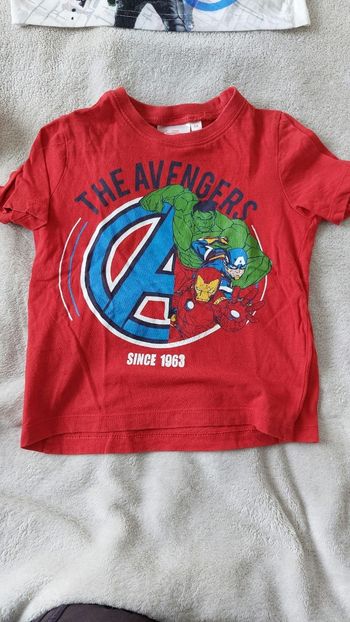 Tee shirt avengers 4 ans