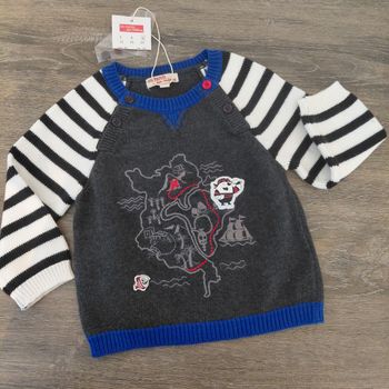 Du Pareil au Même - pull coton 9 mois