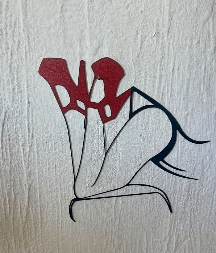 Art Mural Talons Rouge