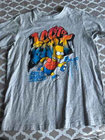 T shirt Bart simpson 12/13 ans