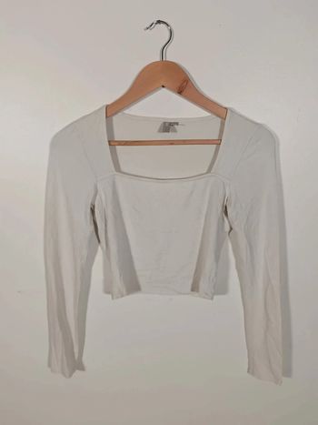 Top blanc asos 38
