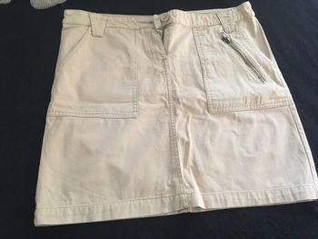 Jupe crème taille 40