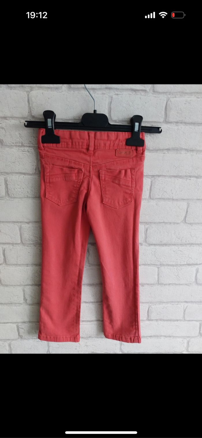 Pantalon slim fille Okaidi taille 3 ans - photo numéro 2