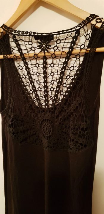 Robe longue dentelle