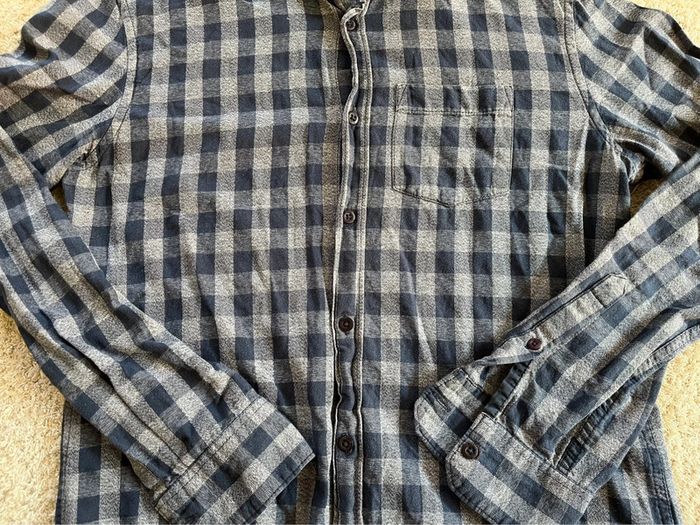 Chemise manches longues bleu à carreaux Jules taille M - photo numéro 6