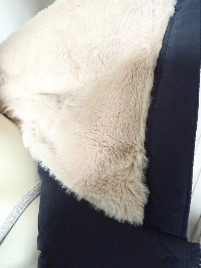 Manteau à capuche doublé ONLY – Taille L – bleu marine – Neuf avec étiquette - photo numéro 15