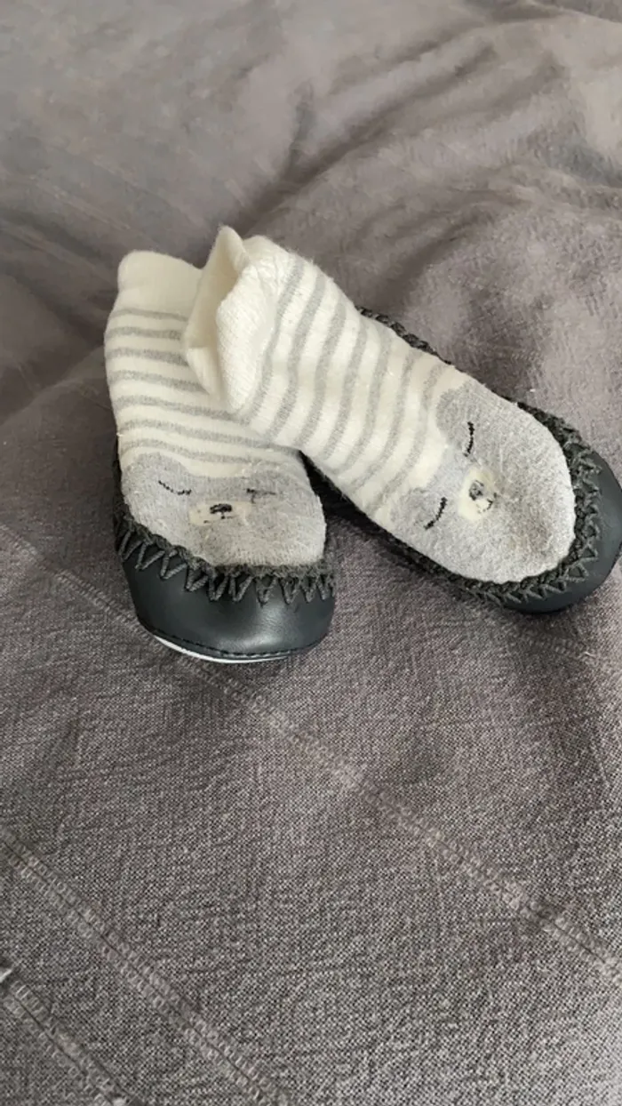 Chausson bébé garçon - photo numéro 3