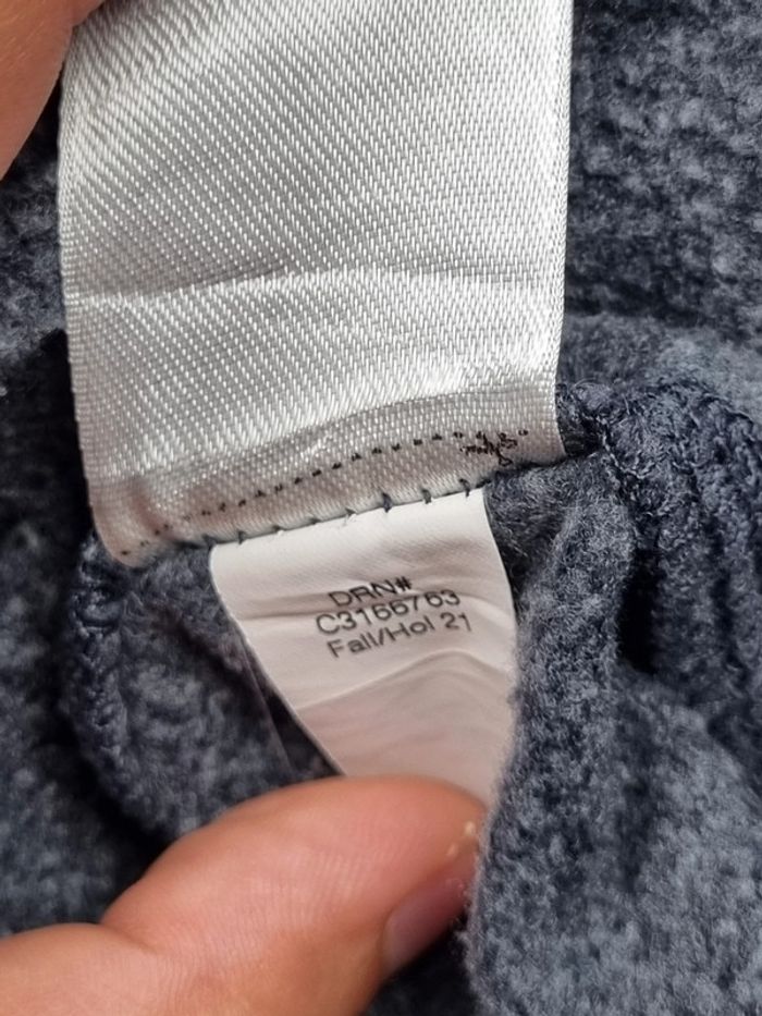 Sweat capuche Eddie Bauer bleu gris XL Hommes (mesures en photos) - photo numéro 12