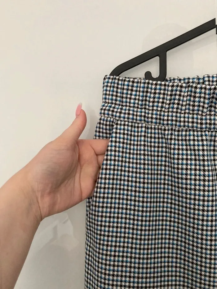 Pantalon fluide droit bleu - photo numéro 3