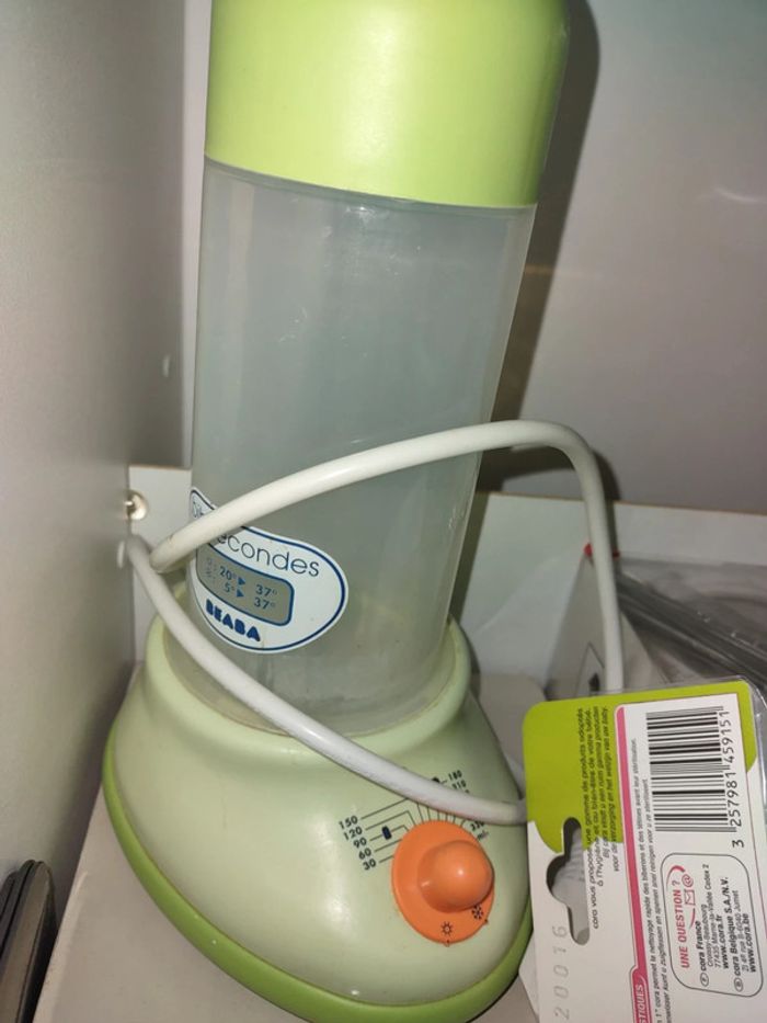 Chauffe biberon vapeur bib second Béaba