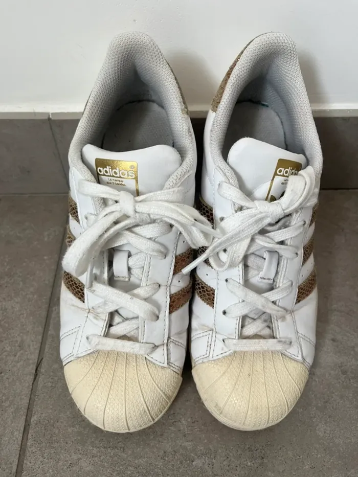 Adidas superstar doré p 38 - photo numéro 3