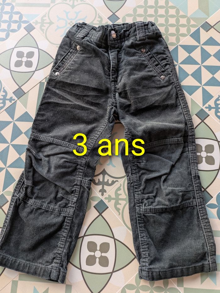 Pantalon velours garçon 3 ans