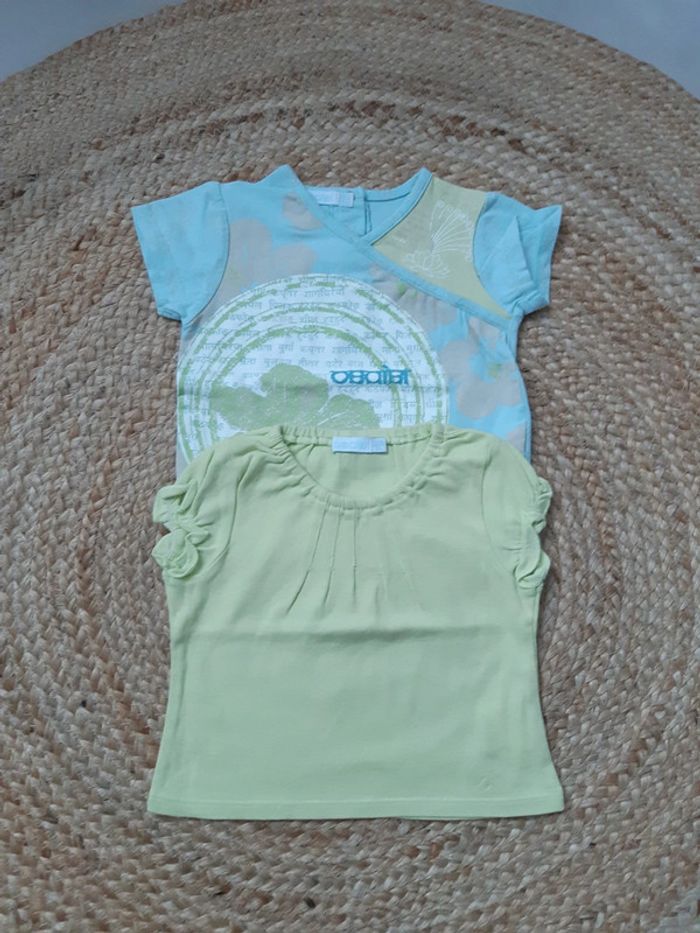 Lot de 2 tee-shirts 12 mois