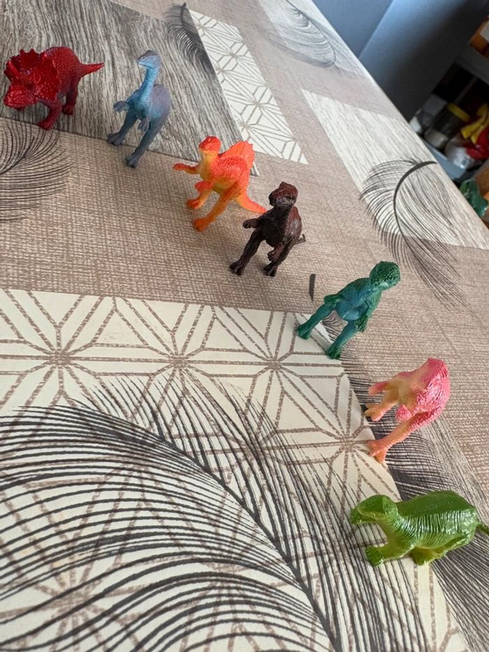 Lot de 13 petits dinosaures, jouet enfant - photo numéro 11