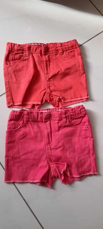Lot de 4 shorts fille